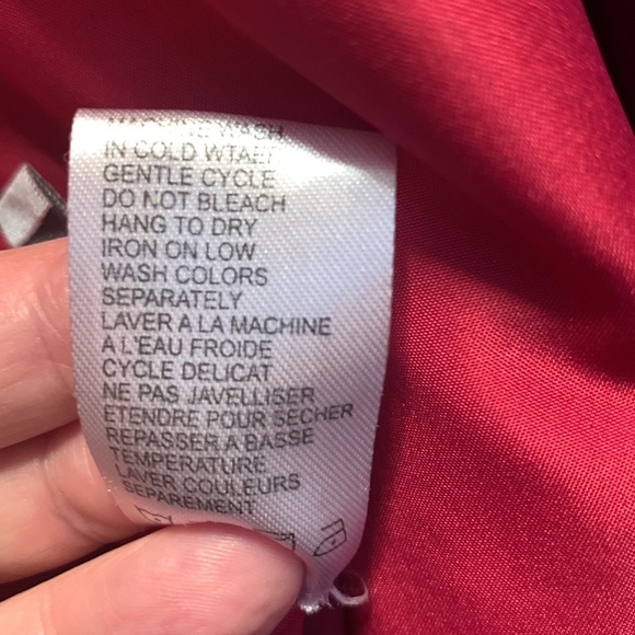 Fuschia pink zipper closure long sleeved blazer - Picture 6 of 6